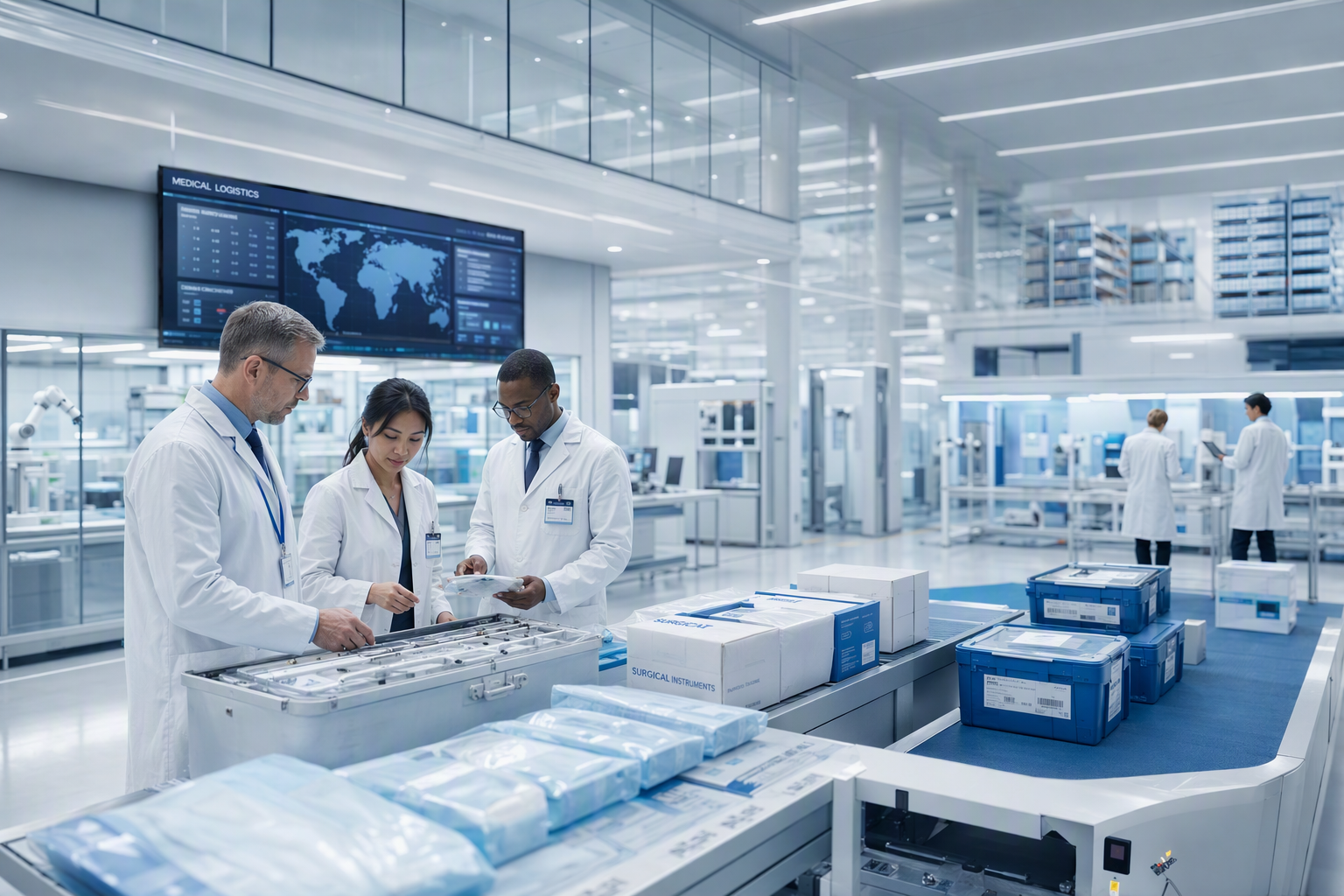 Equipamiento hospitalario y distribución médica en México