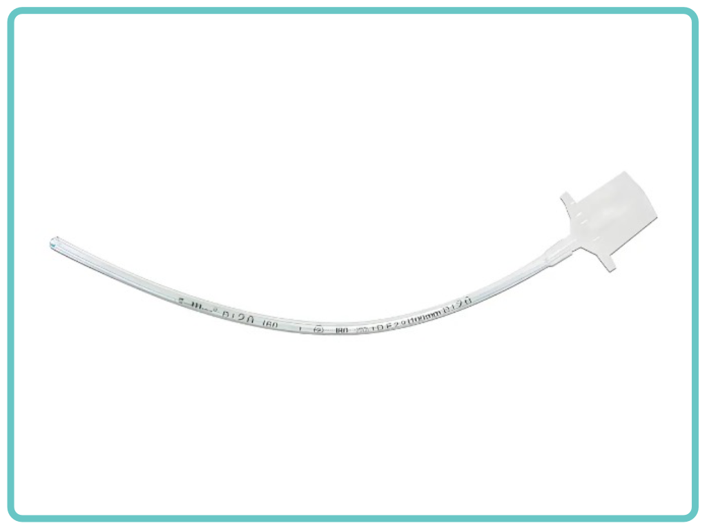 Tubo endotraqueal sin globo Respifix, medidas 2.0 a 6.5 mm